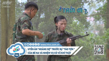 Xem Show CLIP HÀI Uyển Ân “bần thần” trước sự táo tợn của bé Na HD Online.